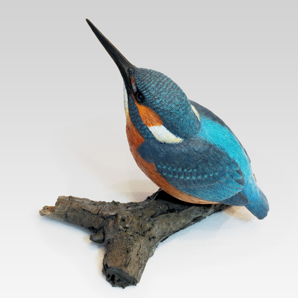 カワセミ - 鳥 フィギュア / あかひげ工房