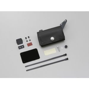 デイトナ DAYTONA デイトナ 91049 革鎧 ETCケース 汎用横型 ブラック