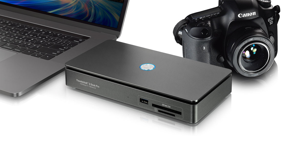 Thunder3 Dock Pro - Thunderbolt 3 Docking Station with 10GbE | AKiTiO