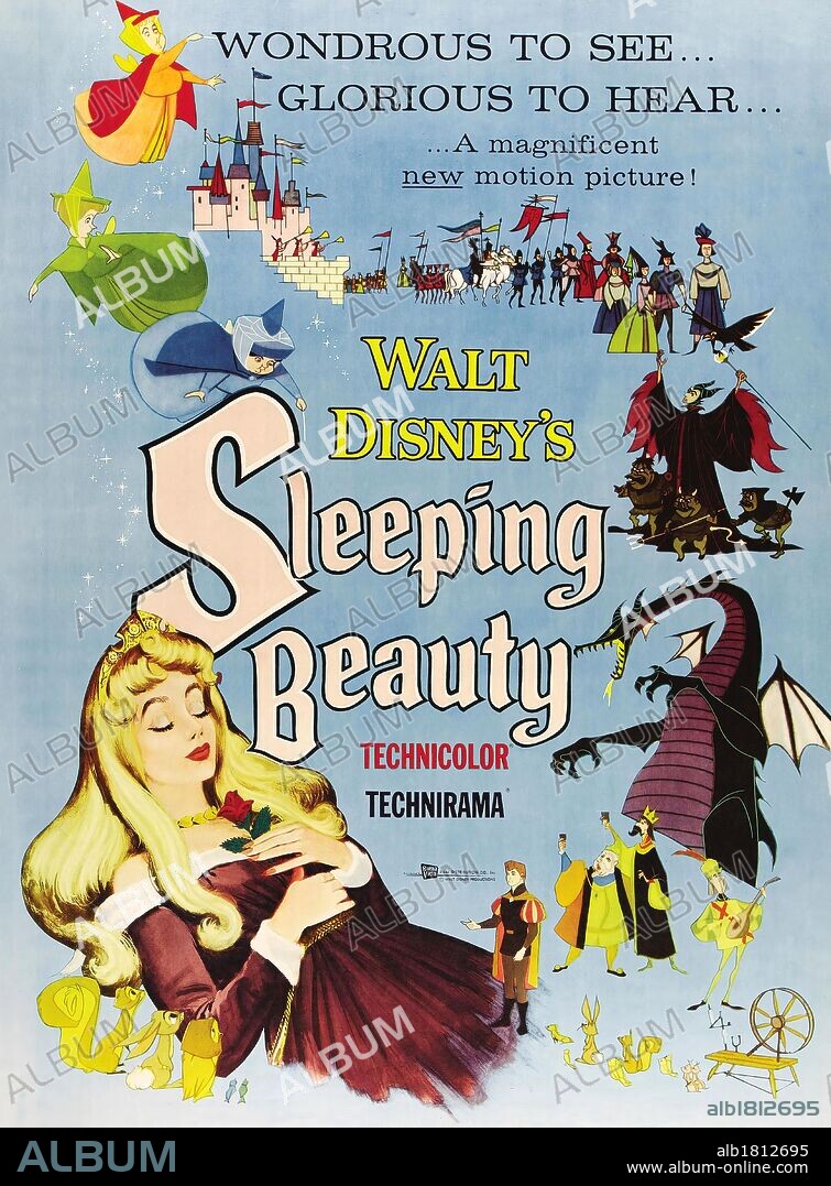 Poster of SLEEPING BEAUTY, 1959, directed by WOLFGANG REITHERMAN