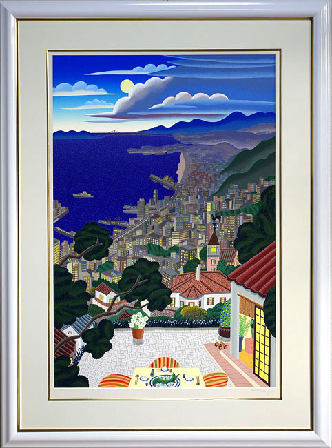 トーマス・マックナイト版画 (Thomas McKNIGHT)「レッドカウチ」