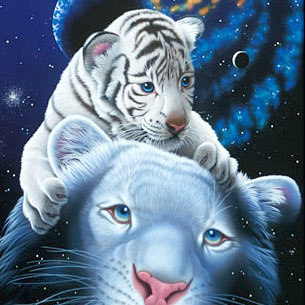 シム シメール（Schim SCHIMMEL）「目覚め」ミクストメディア版画 絵画