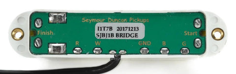 Seymour Duncan JB Jr. White Strat Guitar Bridge Pickup SJBJ-1B