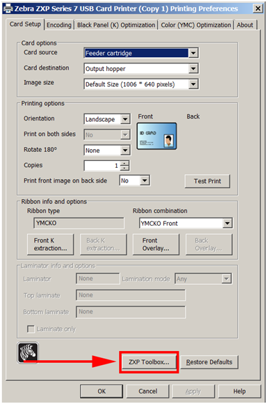 How to enable manual card feed on a Zebra ZXP Series 7 printer