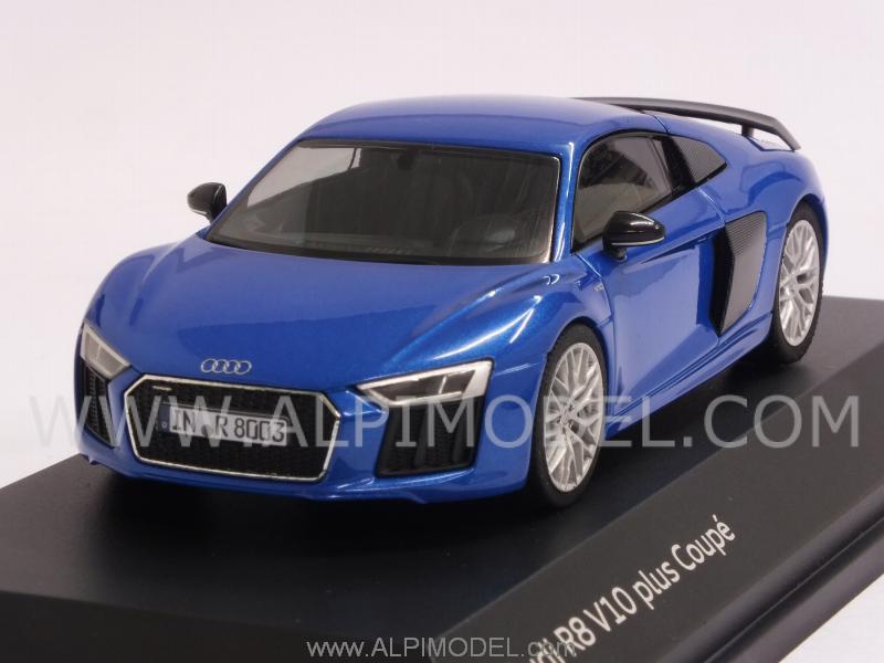 herpa Audi R8 V10 Plus Coupe (Ara Blue) Audi promo (1/43 scale model)