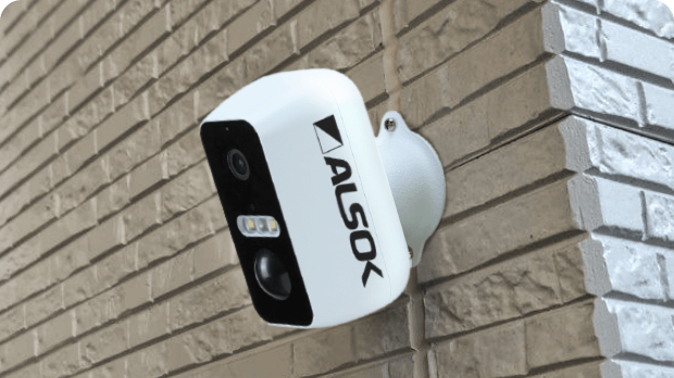 屋外用防犯カメラ（工事不要・ワイヤレス）｜HOME ALSOK Connect Eye