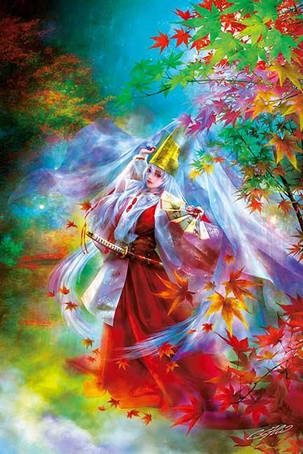 霞紅羽 -かすみくれは- | 光るジグソーパズルのアップルワン