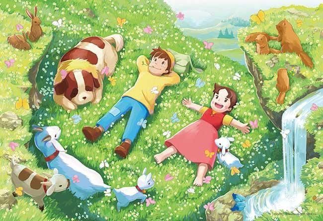 キャラクター | アルプスの少女ハイジ | 光るジグソーパズルのアップル