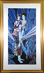 丁 紹光 ティンシャオクァン ティンシャオカン 夜明けフレーム付き