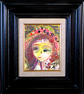 織田廣喜さん 女性画 作品詳細: 少女