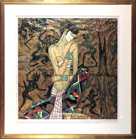 ティンシャオカン 丁紹光 コンテンプレーション 想い アートポスター