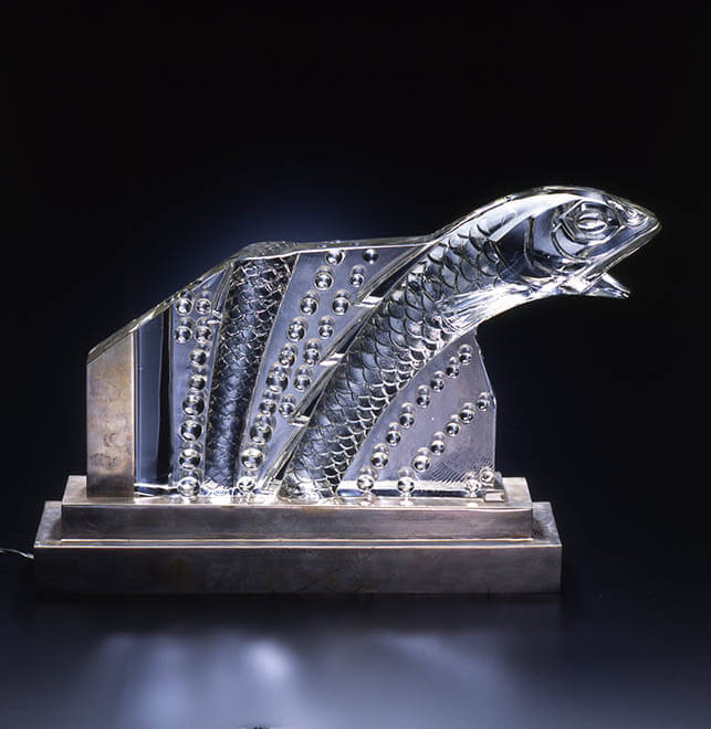 Rene LALIQUE ルネラリック.ヨークシャテリアのクリスタル彫刻