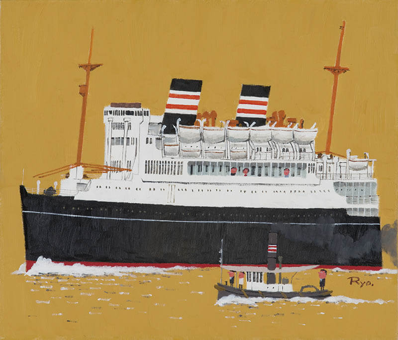 柳原良平 ごきげんな船旅 | 茅ヶ崎市美術館 | 美術館・展覧会情報