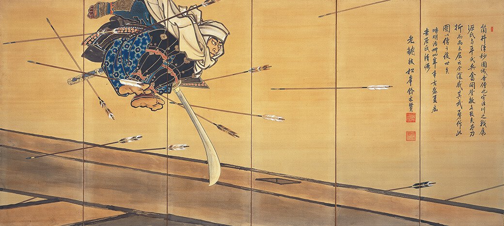 上村松園の師 鈴木松年 松年 色彩画 絵画 絵 タペストリー 上村松園の