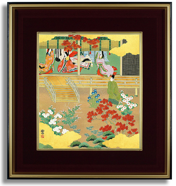 色紙(102)JARKET173735 東聖観による源氏物語の色紙☆ 色紙(102