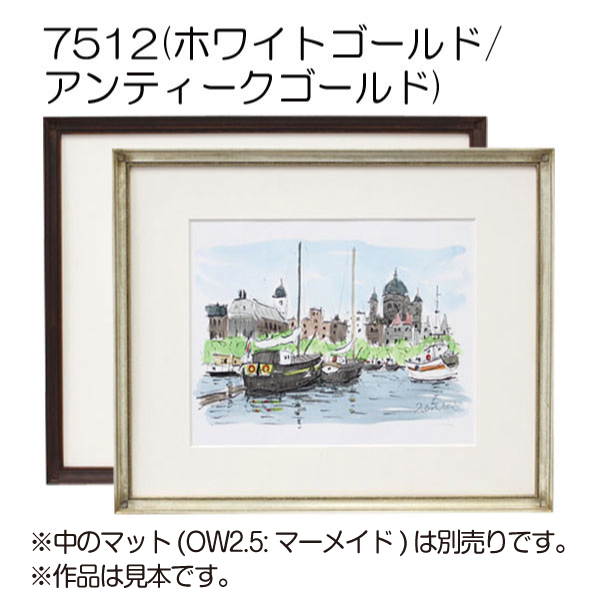デッサン額縁：7512 アンティークゴールド（アクリル）（既製品サイズ