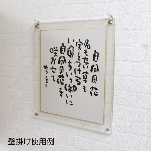 アクリルフレーム 色紙サイズ(マルニオリジナル)UVカットアクリル