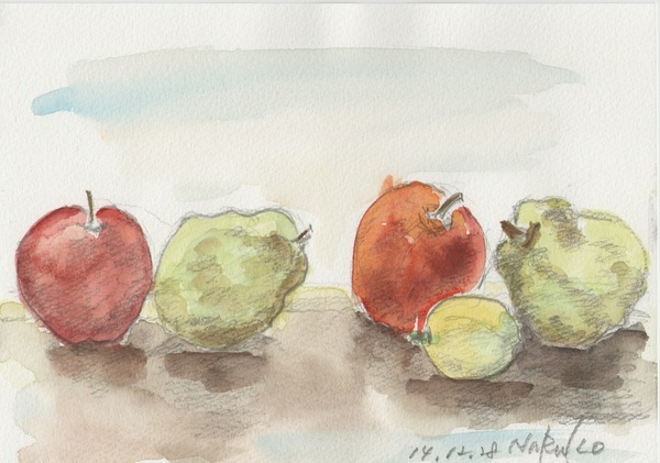 ブリ】りんご 静物画 リンゴのある静物画 1890年頃 （油彩・キャンバス