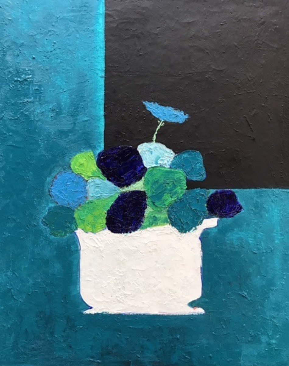 油絵「曽我梅林」 絵画 P8