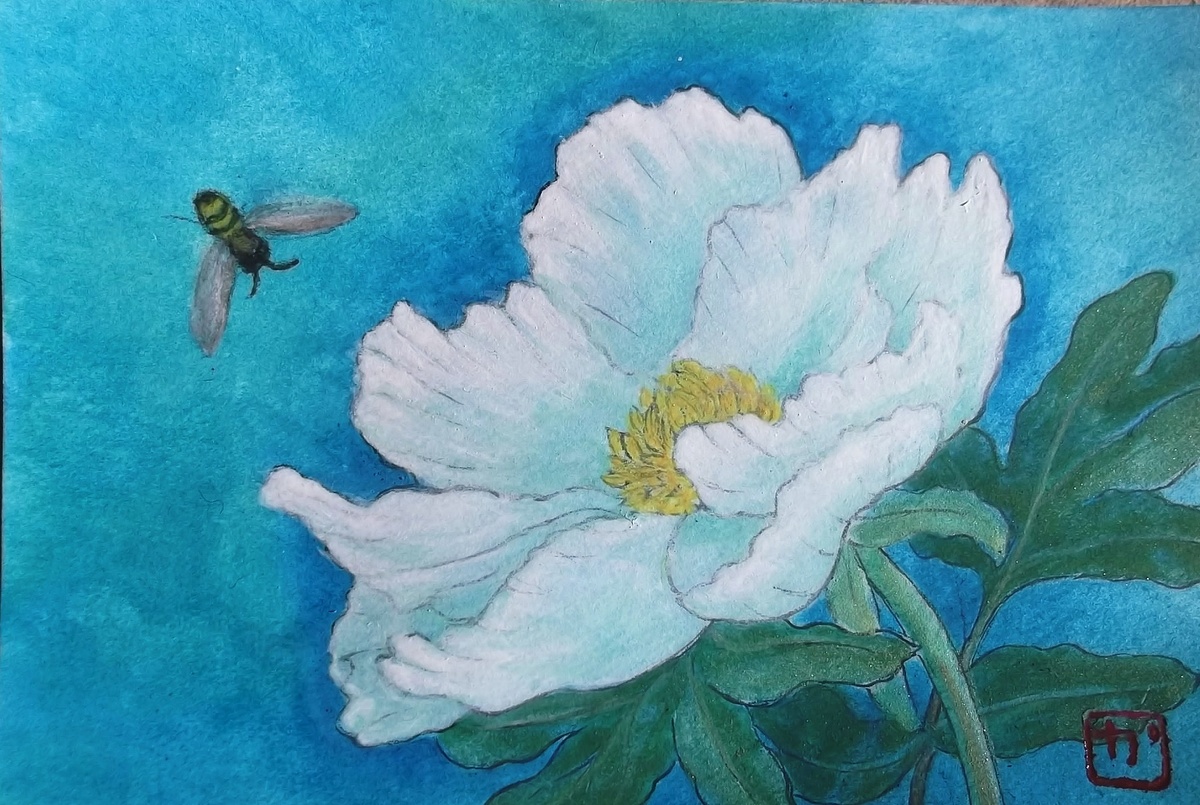 矢車草」 by そよ風｜Artmeter｜暮らしを彩るアートが、きっと見つかる