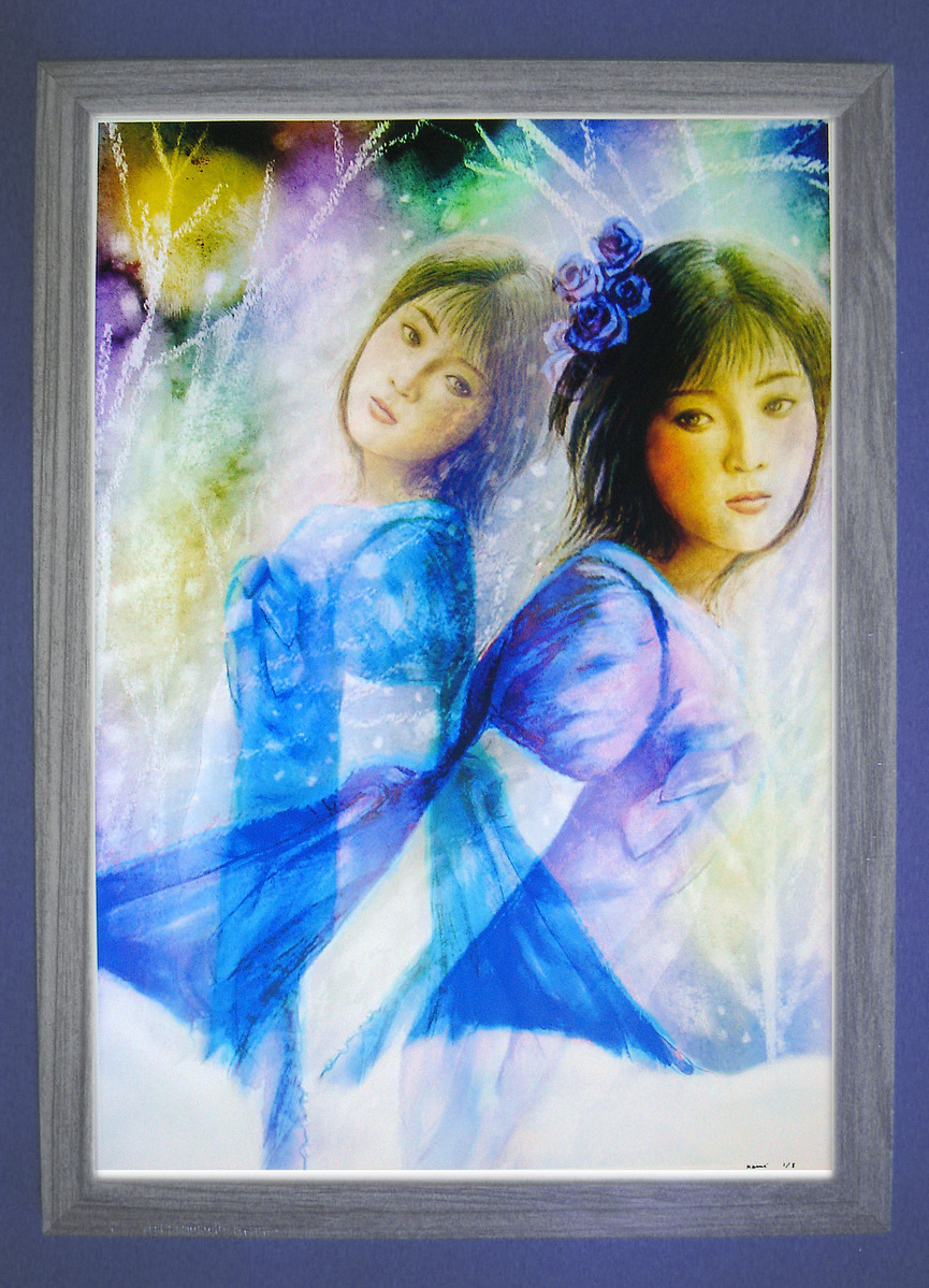 他の方発送×1984 m.asano 【薔薇】肉筆油彩画 他の方発送×1984 m.asano