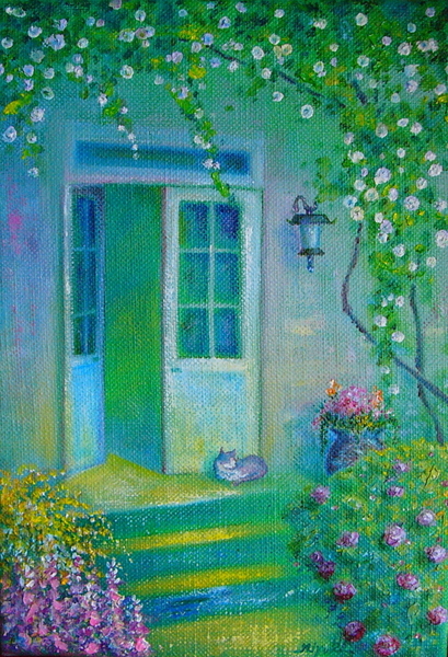 つるバラマツモト作絵画