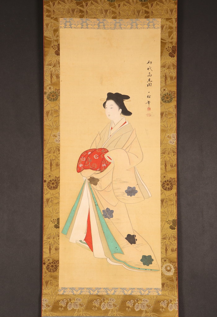 整理品 時代の掛軸 動物図肉筆保証 蔵整理 美术品 X906C16-7 整理品