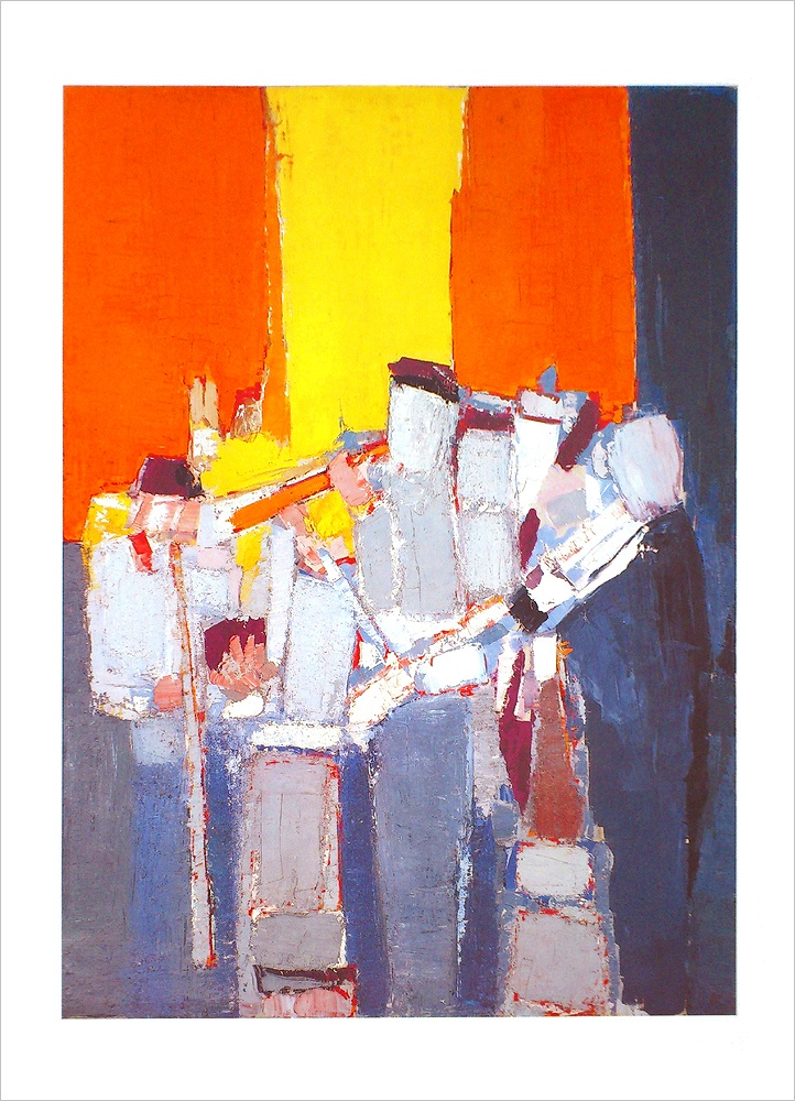 ニコラ・ド・スタール ポスター 音楽家達 A2589|アート＆フレーム|絵と