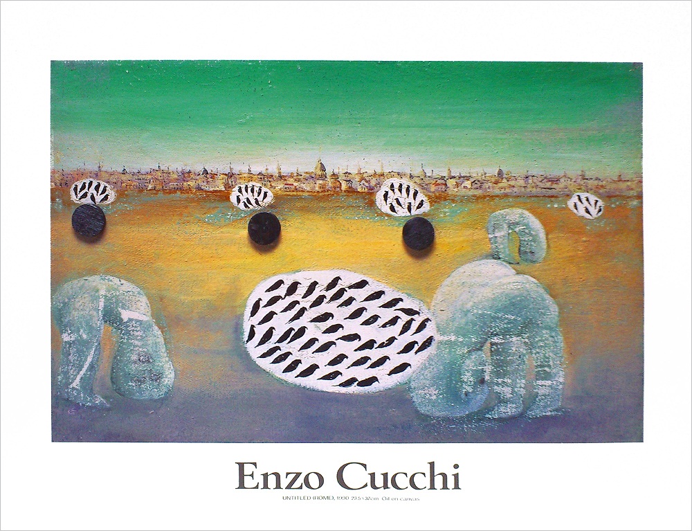 エンツォ・クッキ ポスター 無題 A3098|アート＆フレーム|絵と額縁の専門店