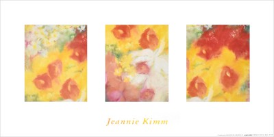 絵画 Jeannie Kimm 額入り版画 58×46 ジニー・キム 65枚限定 ED