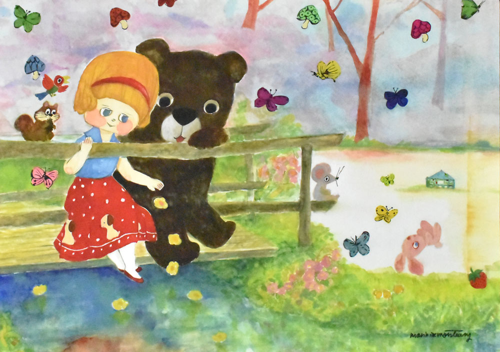 マリーニ・モンティーニ 版画 大判サイズ53.5×75cm マリーニ