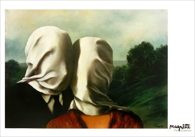 ルネ・マグリット ポスター 恋人たち A5016 |アート＆フレーム|絵と