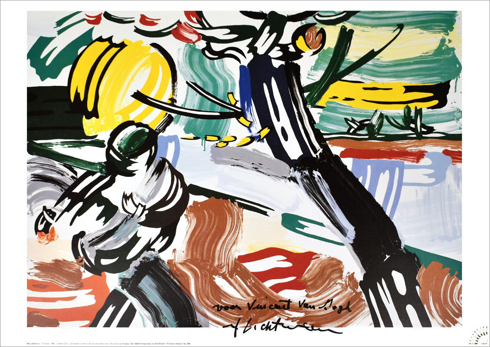 アートポスター ロイ・リキテンスタイン 生誕100年 エキシビジョン両面