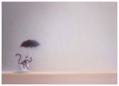 うさぎ牧野千穂 絵画 (版画/キャンバスジクレー) みつかる 4770 うさぎ