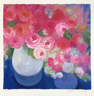 絵画 Jeannie Kimm 額入り版画 58×46 ジニー・キム 65枚限定 ED