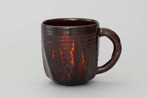 BK400 江戸期 古瀬戸焼 在銘あり 飴釉薬 鬼置物 魔除 風水 江戸時代 古