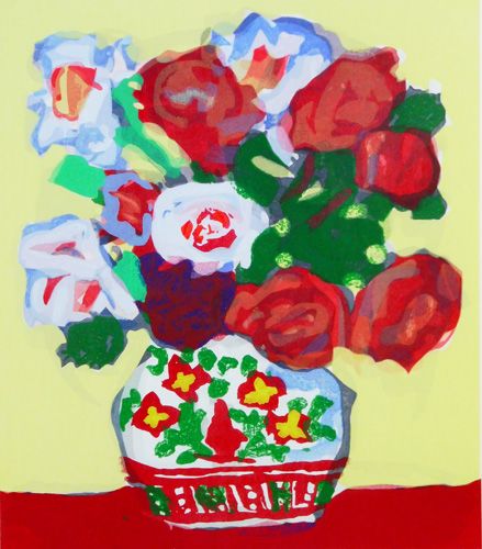 薔薇 | 梅原龍三郎 買取・作品 | 洋画、絵画高額査定はアート買取協会