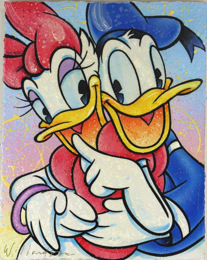 ドナルド＆デイジー（オーダー原画） | デビッド・ウィラードソン 買取