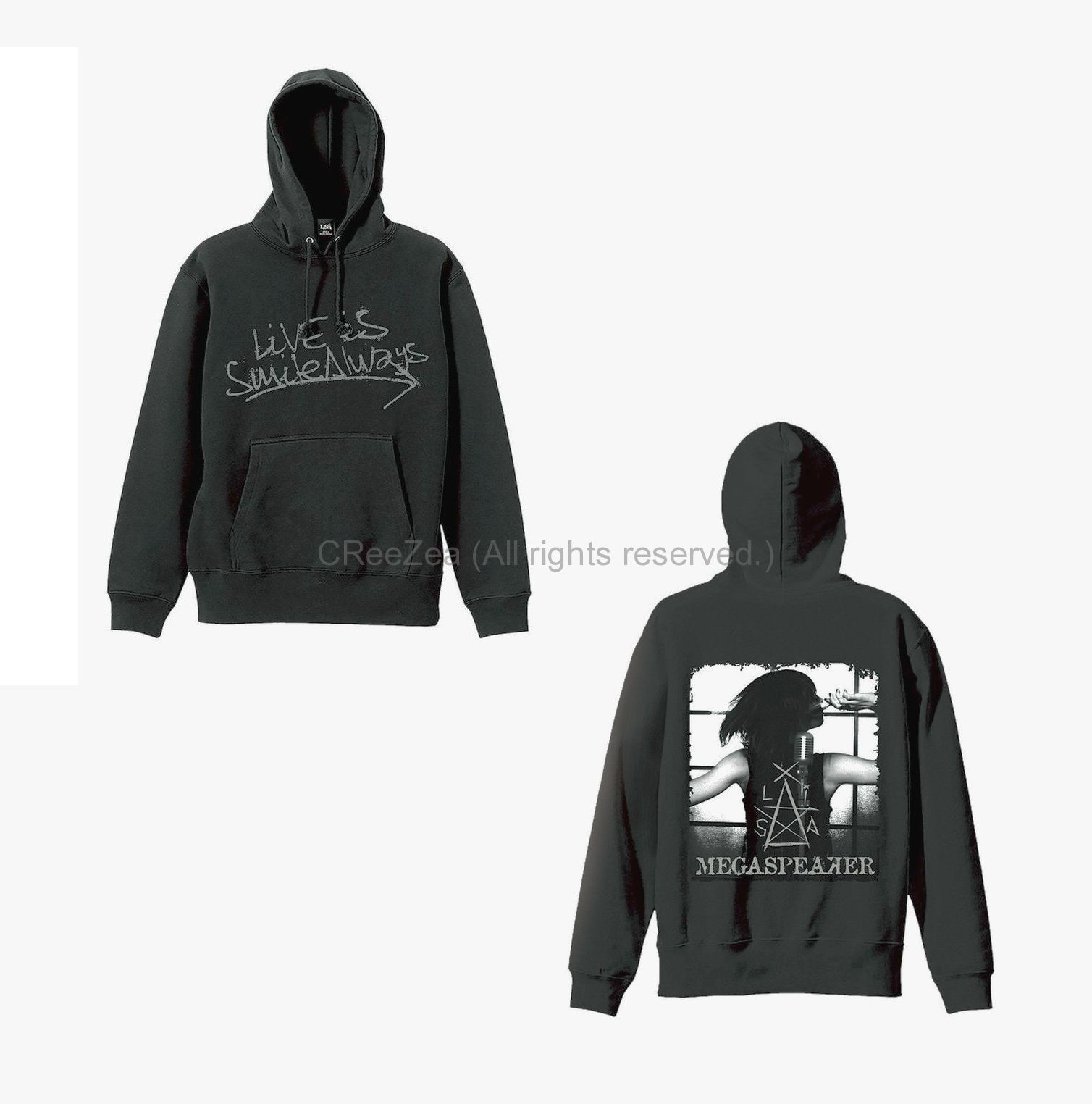 LiSA ANOTHER GREAT DAY HOODiE 北米限定パーカー LiSA 北米ツアー