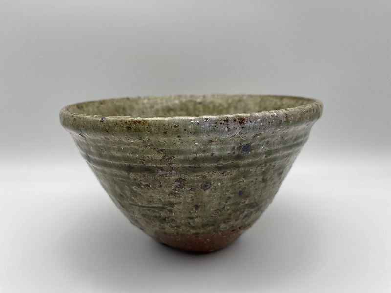 大嶺實清 緑釉茶碗 （刻印あり） 大嶺實清 緑釉茶碗 （刻印あり）