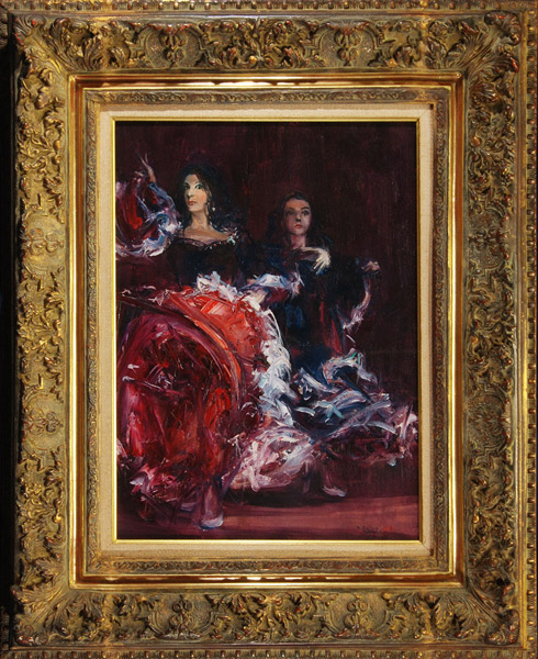 中畑艸人 「踊り子」 油彩8号｜【Arts Ship】のむら画廊