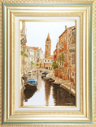 塚越仁慈 「塔の見える風景」 油彩6号｜【Arts Ship】のむら画廊