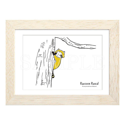 キャラファインミニ あらいぐまラスカルクラシックデザインB｜グッズ