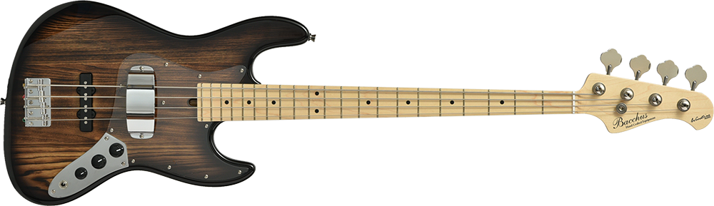 Bacchus ウッドラインモデル WL-434 レッドサンバースト ベース WL-434