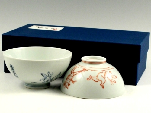 心を込めた真心ギフトに毎日使える夫婦茶碗を！【有田焼 三光堂】