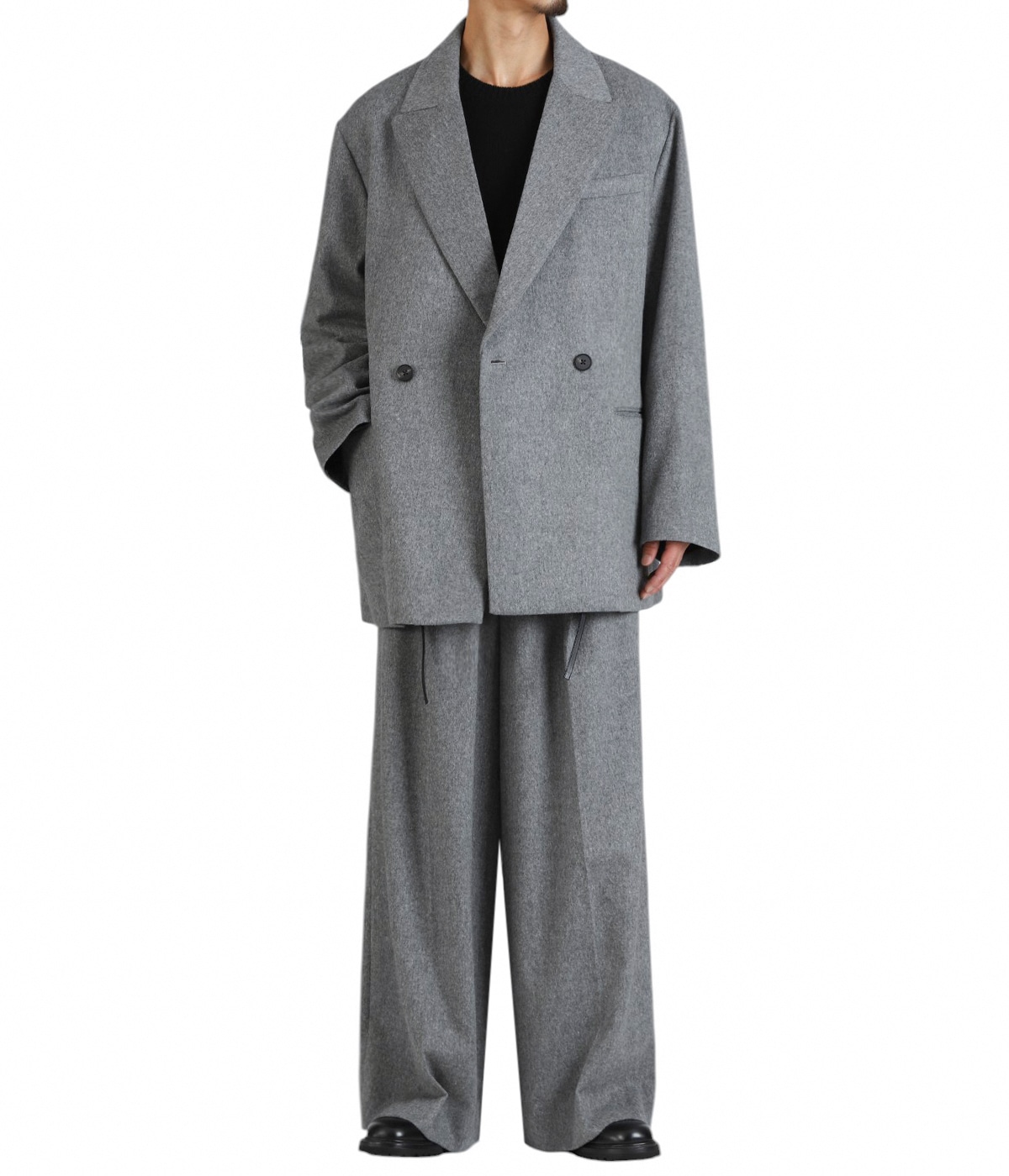 W/CA BEAVER EXTRA WIDE TROUSERS | ssstein(シュタイン) / パンツ