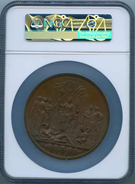イギリス ヴィクトリア女王 ゴールデンジュビリー 1887年 銅メダル NGC