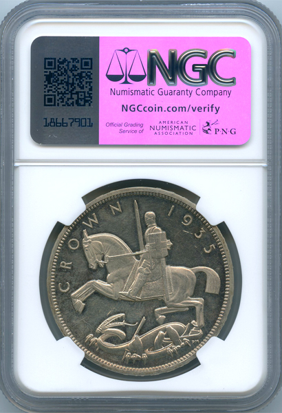 NGC-AU50 イギリス ジョージ5世 1916 銀貨 NGC-AU50 イギリス ジョージ