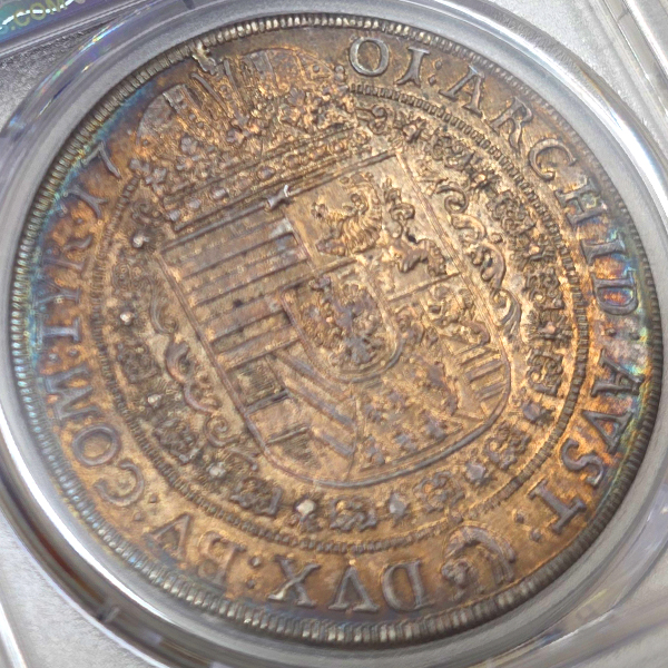 オーストリア 神聖ローマ帝国 レオポルト1世 1701年 ターラー 銀貨