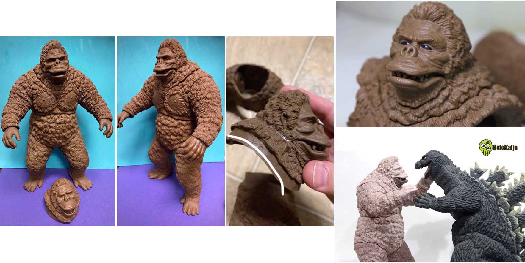 ASTRO ZOMBIES | ROTO KAIJU ジャイアントゴリラ ソフビ組み立てキット